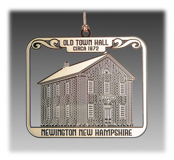 Custom Gold-Plated Brass Ornament