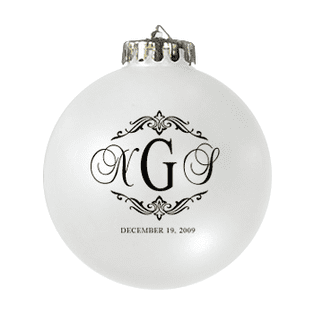Personalized snowflake shop ornament wedding favors