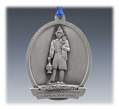 Custom Pewter Commemorative Ornament