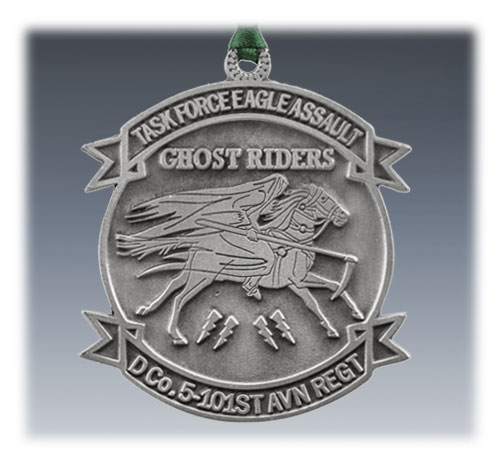 Custom Pewter Ornament Military Task Force