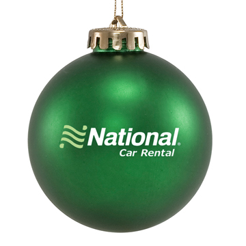 Custom Promotional Green Ornament