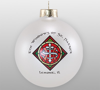Custom Glass Stained Windows Ornament
