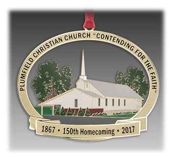 Custom Brass Church Ornament