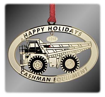 Custom Brass Logo Ornament