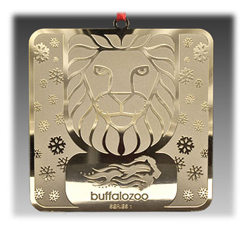 Custom Gold-Plated Brass Ornament 2
