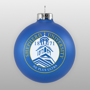 Personalized University Glass Ornament