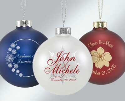 Custom acrylic Christmas ornaments by Howe House Limited Editions.