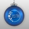 Snowflakes Wedding Favor Ornament