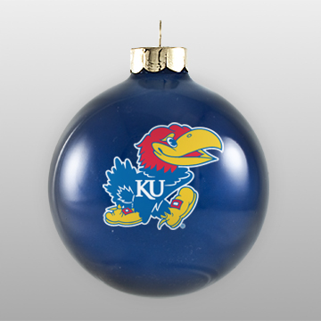 Custom University Alumni Glass Ornament