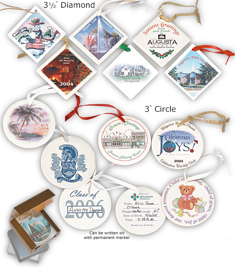 Custom Ceramic Christmas Ornaments Howe House Limited Editions